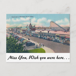Nantasket Beach, Massachusetts Postkarte