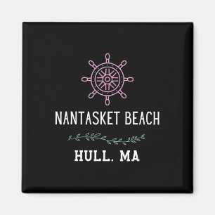 Nantasket Strand Trendiger Hull Machusetts Urlaub  Magnet