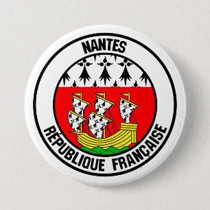 Nantes Round Emblem Button