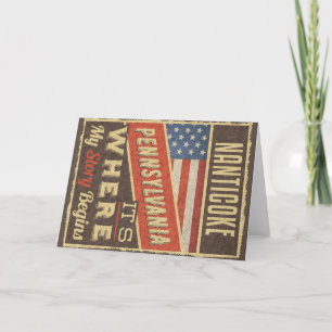 Nanticoke Pennsylvania Karte