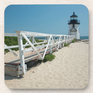 Nantucket. Alte Holzlaterne Untersetzer