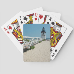 Nantucket. Alte Holzlighthouse Spielkarten