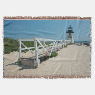 Nantucket. Alter hölzerner Leuchtturm Decke