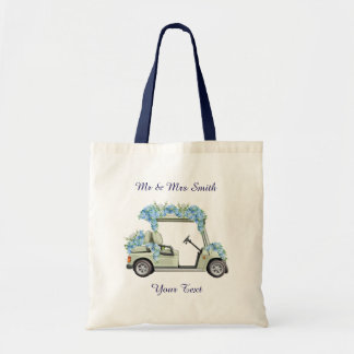 Nantucket Blaues Blumenmuster Golfmobil Tragetasche