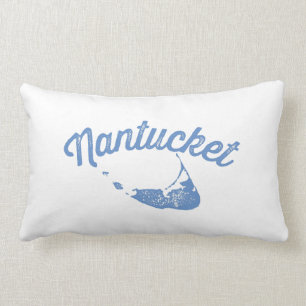 Nantucket Blue Reversibler Kopfkissen Lendenkissen