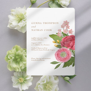 Nantucket Bouquet Wedding Einladung
