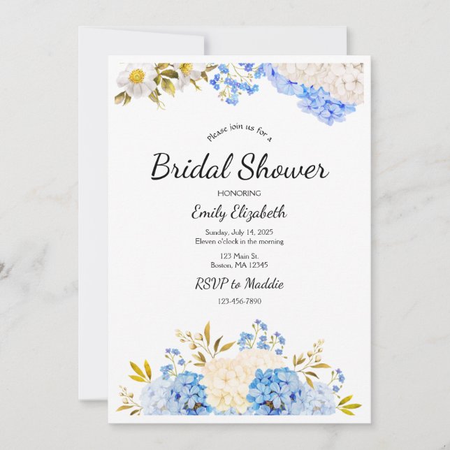 Nantucket Brautparty, Einladungen für Hochzeiten (Vorderseite)