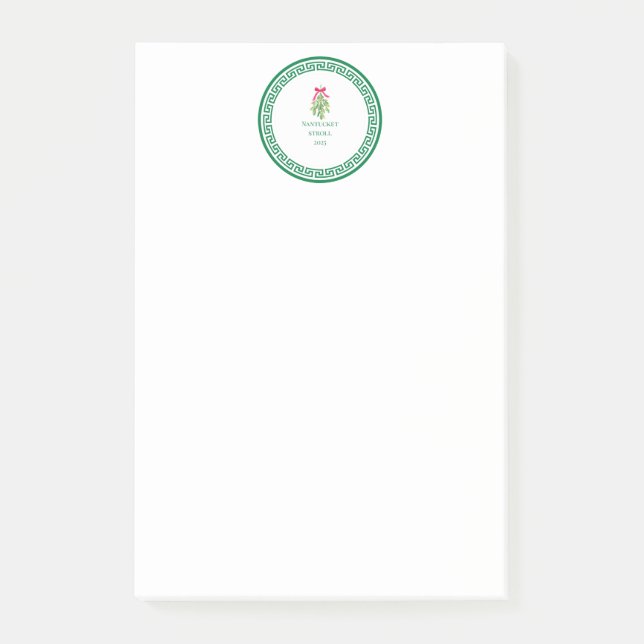 Nantucket Christmas Stroll PostIt Notes Post-it Klebezettel (Vorderseite)