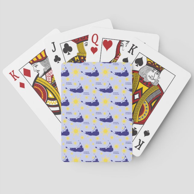 Nantucket Good Vibes Playing Cards Spielkarten (Rückseite)