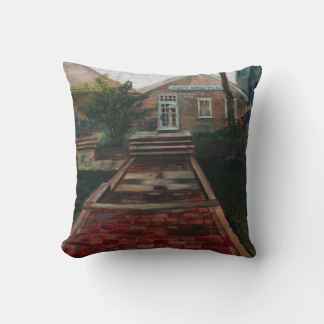 Nantucket Harbour House Village Coussin de peintur (Recto)
