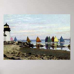 Nantucket Insel, Massachusetts Poster
