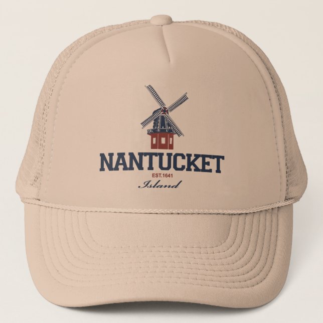 Nantucket Insel Truckerkappe (Vorderseite)