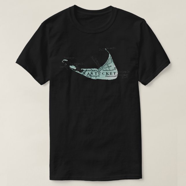 Nantucket Island 1875 T-Shirt (Design vorne)