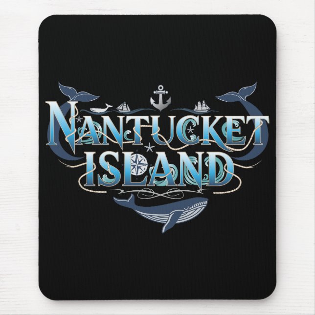 Nantucket Island Massachusetts Mousepad (Vorne)