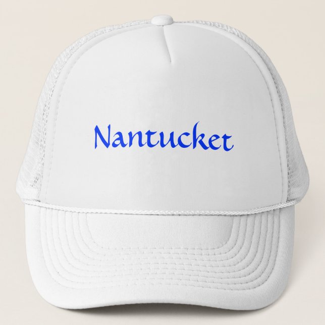 Nantucket, MA Baseball Cap / Trucker Hat Truckerkappe (Vorderseite)