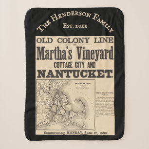 Nantucket Martha's Vineyard 1893 Alte Kolonie RR Sherpadecke