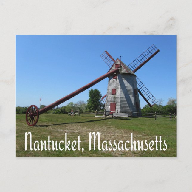 Nantucket Massachusetts Cape Cod Postkarte (Vorderseite)