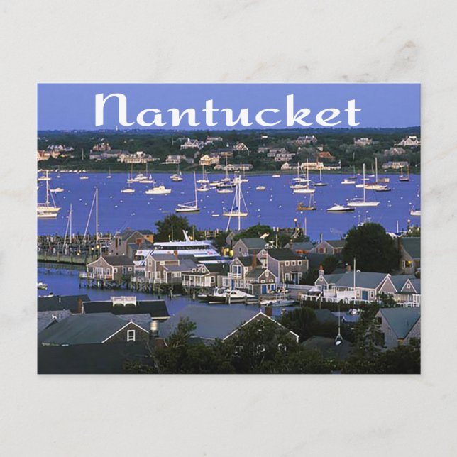 Nantucket Massachusetts Cape Cod Postkarte (Vorderseite)