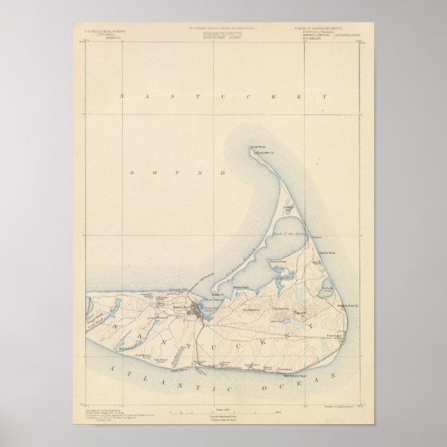 Nantucket, Massachusetts Poster (Vorne)