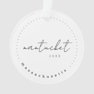 Nantucket, Massachusetts Travel Vereinte Staaten Ornament