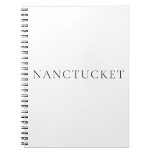 Nantucket Notizbuch   Preppy Küstenjournal Notizblock