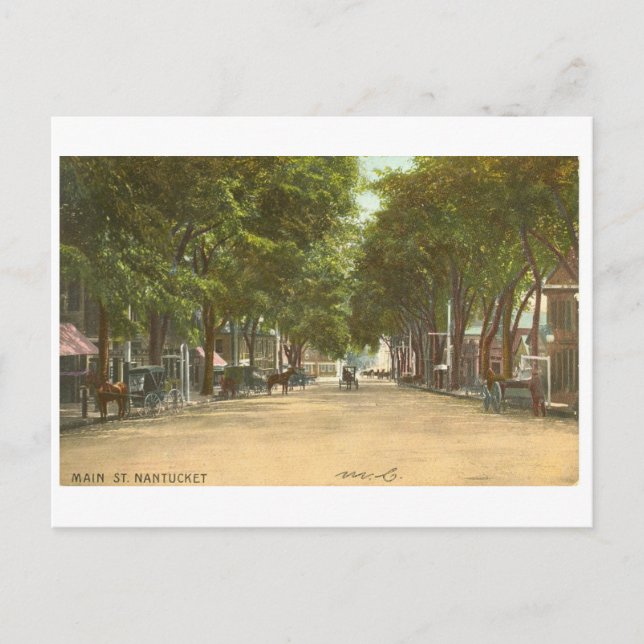 NANTUCKET - POSTCARD 1907 POSTKARTE (Vorderseite)