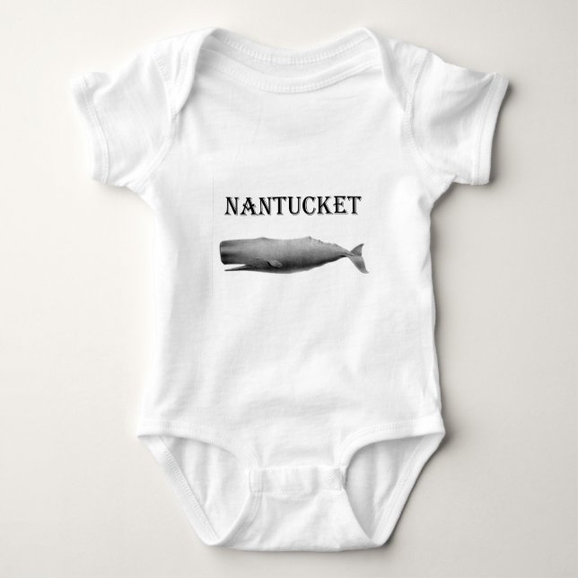 Nantucket Pottwal Baby Strampler (Vorderseite)