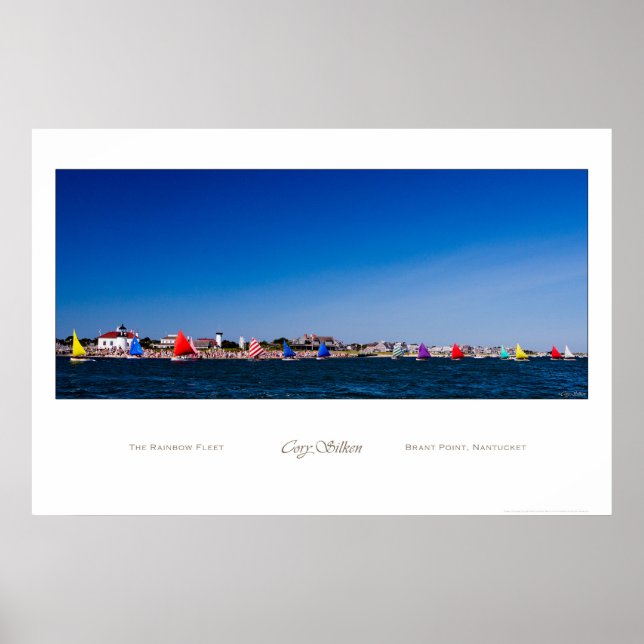 Nantucket Rainbow Fleet Poster (Vorne)
