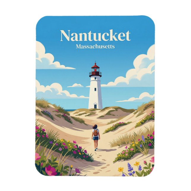 Nantucket USA Magnet (Vertikal)