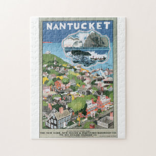 Nantucket Vintage Reise-Plakat-Grafik