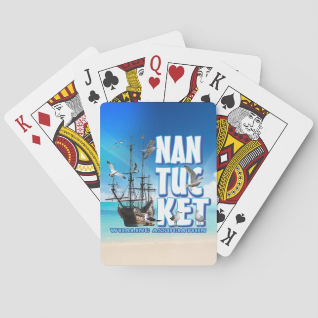 Nantucket Whaling Association Spielkarten (Rückseite)