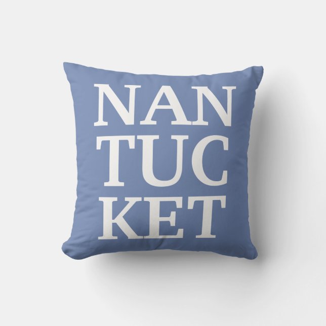 Nantucket Wurfs-Kissen Kissen (Vorderseite)