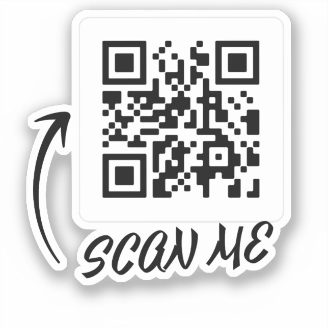 Não escaneie o qr code aufkleber (Vorderseite)
