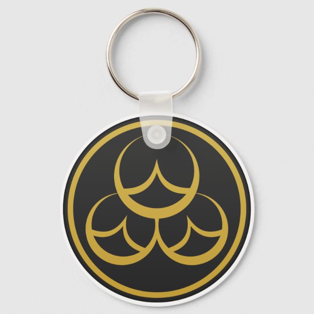 Naoe Clan Kamon Schlüsselanhänger (Vorderseite)