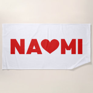 Naomi Liebe Strandtuch