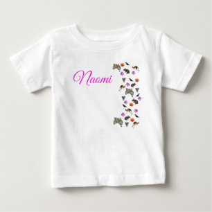 Naomi, Name Mit Australischer Tierwelt,   Baby T-shirt