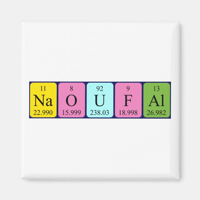 Naoufal Periodenmagnet Magnet (Vorne)