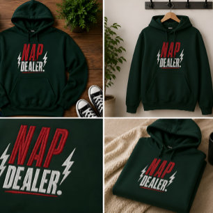 Nap Dealer Stickerei Hoodie Lustiges Schlaf Hood