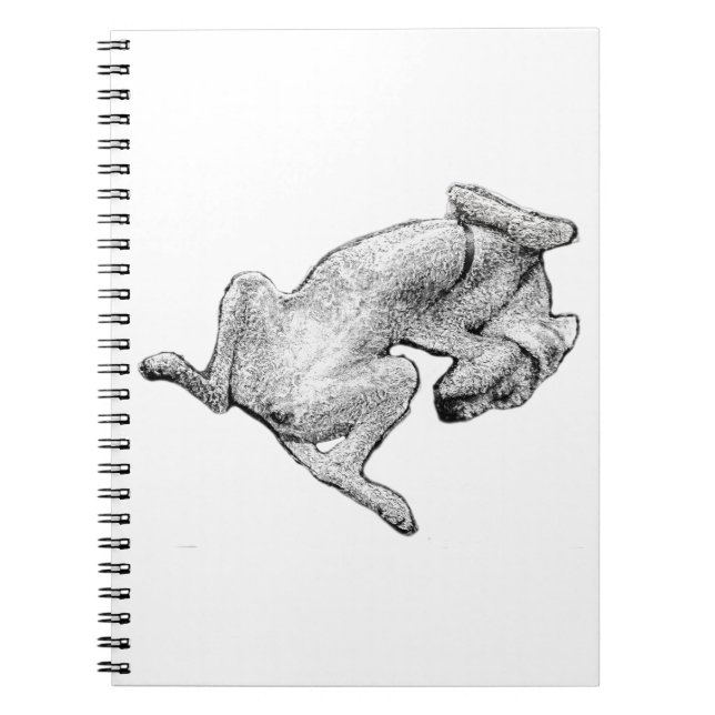Nap Notes – Cahier de notes Art Chien Relaxé (Devant)
