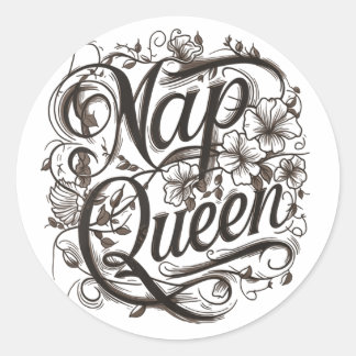 Nap Queen - Aufkleber