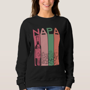 Napa California Weinland Weinlese Liebe R Sweatshirt
