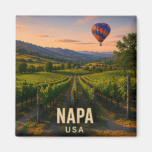 Napa Kalifornien Weinberg Tal Reise Geschenk Magnet