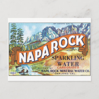 Napa Rock Sparkling Water Oakland Postkarte