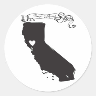 Napa Runder Aufkleber