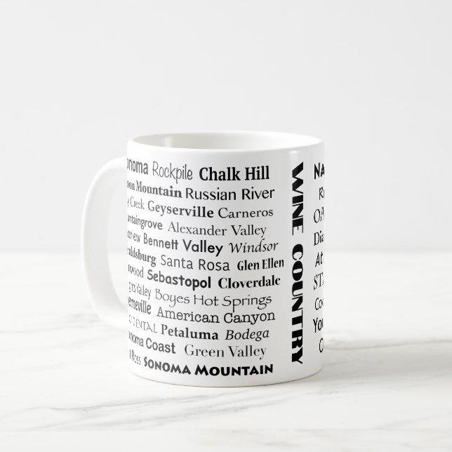 Napa & Sonoma Kaffeetasse (Vorderseite Links)