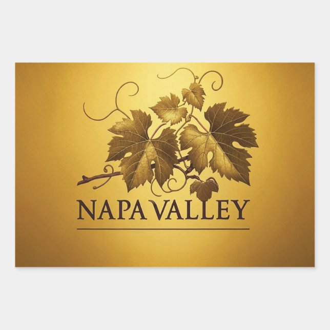 Napa Valley Classic Geschenkpapier Set (Vorderseite)