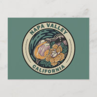 Napa Valley Kalifornien Reisen Kunst Abzeichen