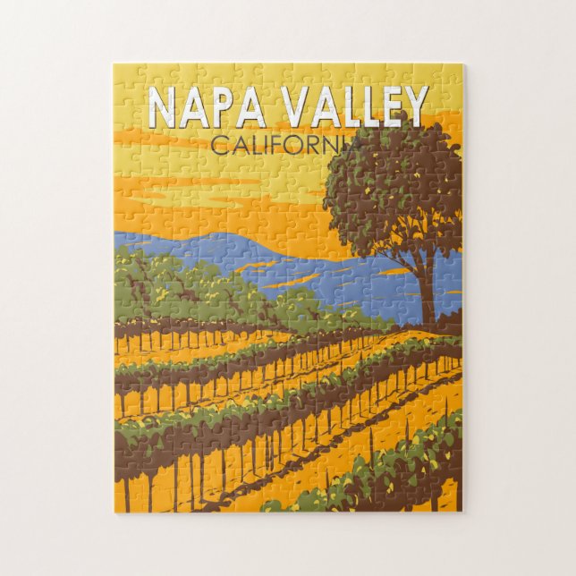 Napa Valley Kalifornien Reisen Vintag (Vertikal)