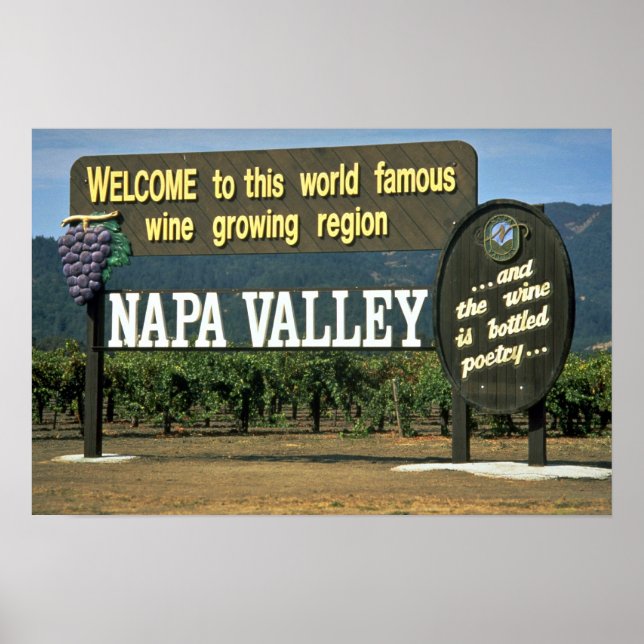 Napa Valley, Kalifornien, USA Poster (Vorne)