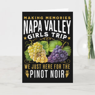 Napa Valley Mädchen Reise Weingegend Weinberg Tour Karte